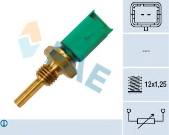33700 senzor,temperatura lichid de racire FAE 