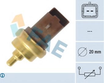 33708 senzor,temperatura lichid de racire FAE 