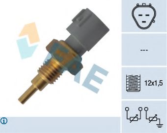 33910 senzor,temperatura lichid de racire FAE 
