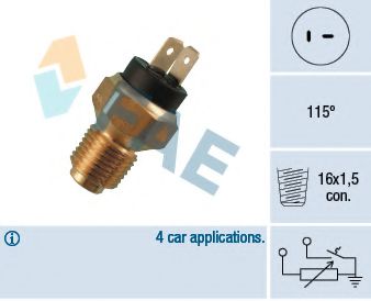 34020 senzor,temperatura lichid de racire FAE 
