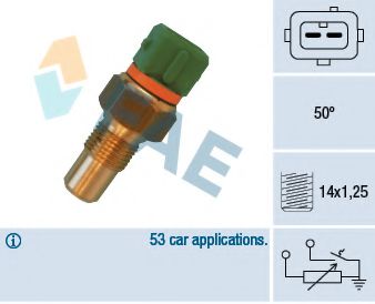 34400 senzor,temperatura lichid de racire FAE 