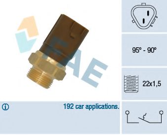 36720 Comutator temperatura, ventilator radiator FAE 