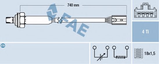 77189 Sonda Lambda FAE 