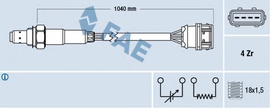 77373 Sonda Lambda FAE 