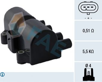 80317 bobina de inductie FAE 