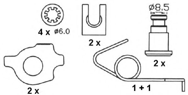 Set saboti frana 2