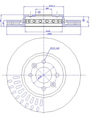 Disc frana