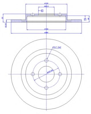 Disc frana