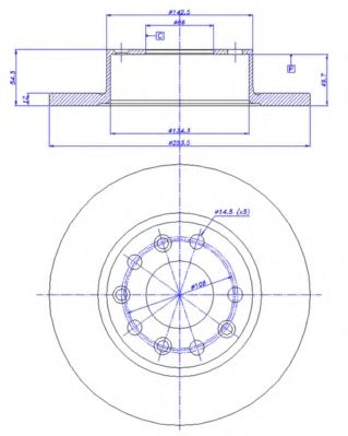 Disc frana