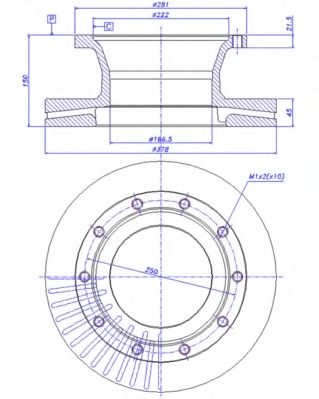 Disc frana