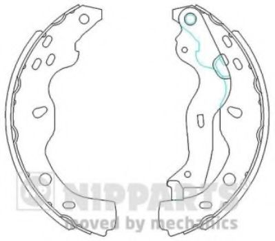 N3508029 Set saboti frana NIPPARTS 