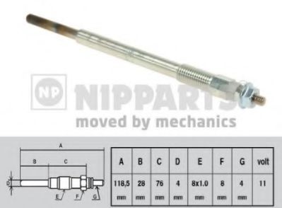 N5713014 Bujie incandescenta NIPPARTS 