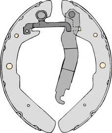 K645565 Set frana, frana tambur MGA 