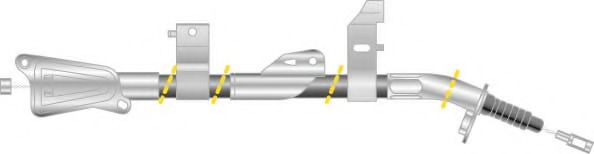 Cablu, frana de parcare 3