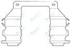 KIT1029 Set accesorii, placute de frana APEC braking 