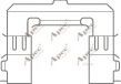 KIT1075 Set accesorii, placute de frana APEC braking 