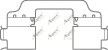 KIT1091 Set accesorii, placute de frana APEC braking 