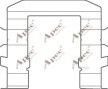 KIT1094 Set accesorii, placute de frana APEC braking 