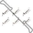 KIT1098 Set accesorii, placute de frana APEC braking 