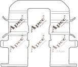 KIT1111 Set accesorii, placute de frana APEC braking 