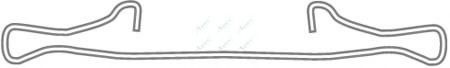 KIT306 Set accesorii, placute de frana APEC braking 