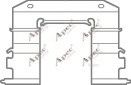 KIT444 Set accesorii, placute de frana APEC braking 