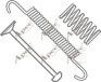 Set accesorii, sabot de frana