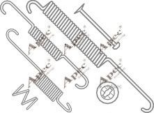 Set accesorii, sabot de frana