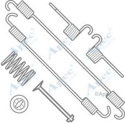 Set accesorii, sabot de frana