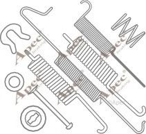 Set accesorii, sabot de frana
