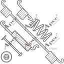 Set accesorii, sabot de frana