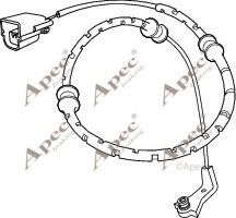 WIR5243 Indicator uzura, placute frana APEC braking 