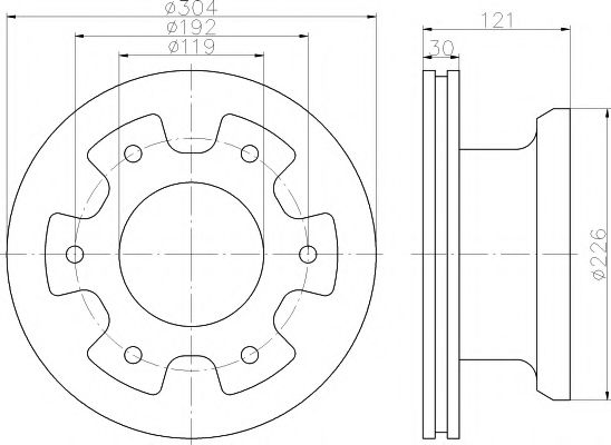 Disc frana