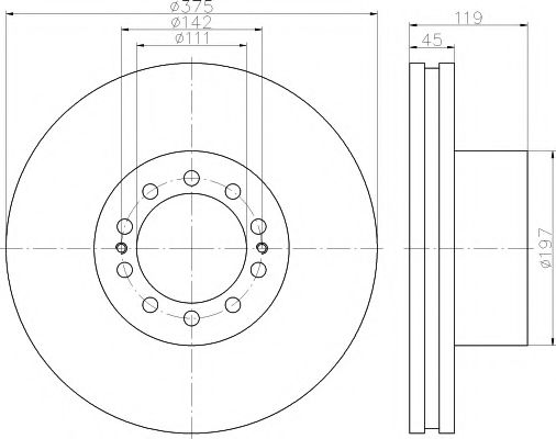 CVD689 Disc frana DON 