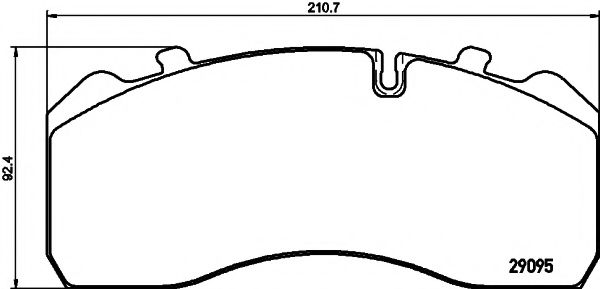 set placute frana,frana disc 2