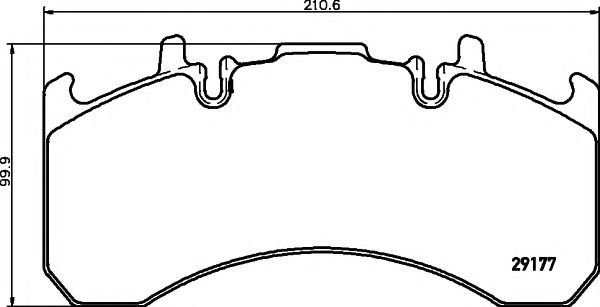 set placute frana,frana disc 2
