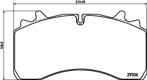 set placute frana,frana disc 2