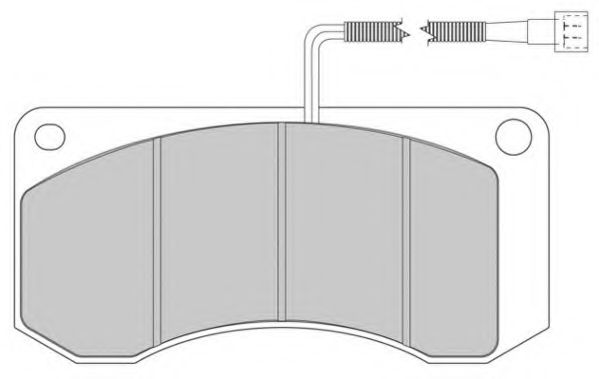 set placute frana,frana disc 2
