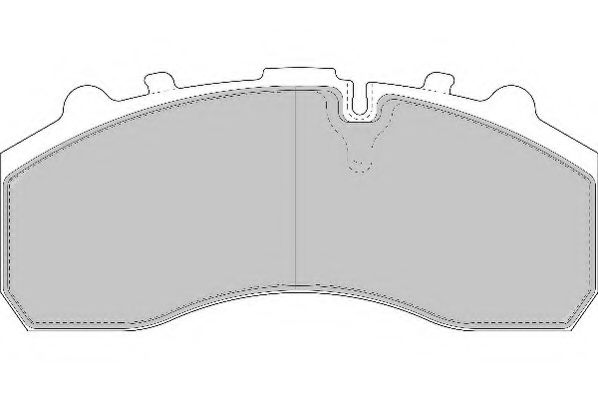 set placute frana,frana disc 2