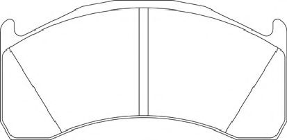 set placute frana,frana disc 2