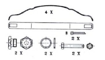set placute frana,frana disc 2