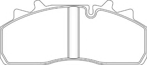 set placute frana,frana disc 2