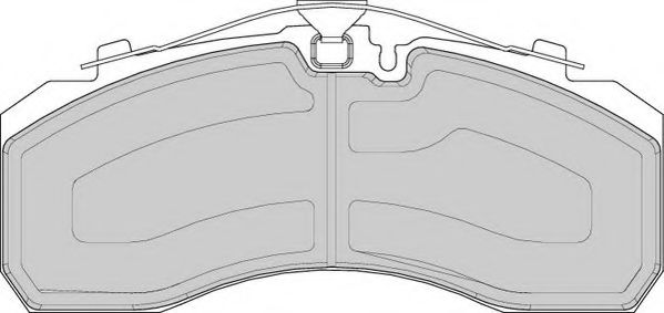 set placute frana,frana disc 2