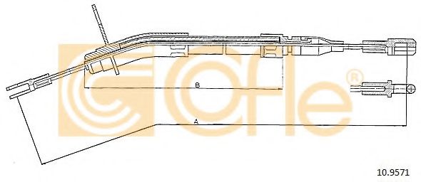 Cablu, frana de parcare 2