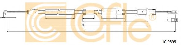 Cablu, frana de parcare 2