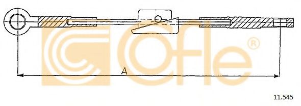 Cablu, frana de parcare 2