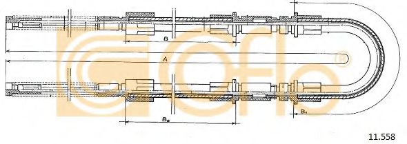 Cablu, frana de parcare 2