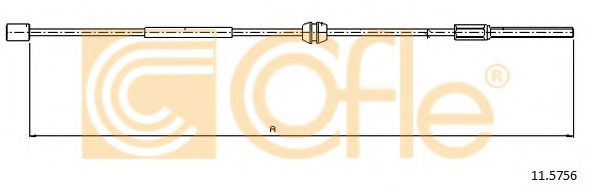 Cablu, frana de parcare 2
