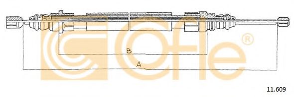Cablu, frana de parcare 2