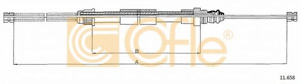 Cablu, frana de parcare 2